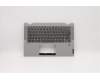 Lenovo 5CB0Y85381 C-Abdeckung mit Tastatur, Griechisch, Platingrau, Hintergrundbeleuchtung, Fingerabdruck