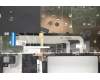 Lenovo 5CB0Y85382 C-Abdeckung mit Tastatur, Hebräisch, Platingrau, Hintergrundbeleuchtung, Fingerabdruck