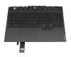 5CB0Z26897 original Lenovo keyboard incl. topcase DE (german) black/grey with backlight
