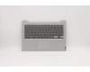 Lenovo 5CB0Z27813 C-Cover with keyboard, Spanish, Platinum Grey, Non-Backlight, UK