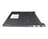 5CB0Z32117 original Lenovo keyboard incl. topcase ND (nordic) grey/grey with backlight