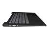 5CB1A14134 original Lenovo keyboard incl. topcase DE (german) grey/grey with fingerprint