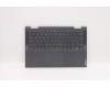 Lenovo 5CB1A16222 C-Cover with keyboard,UK English,Slate Grey,Backlight