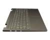 5CB1A22436 original Lenovo keyboard incl. topcase DE (german) dark green/dark green with backlight (Dark Moss)