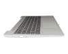 5CB1A24863 original Lenovo keyboard incl. topcase DE (german) anthracite/silver with backlight fingerprint