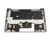 5CB1B02457 original Lenovo keyboard incl. topcase DE (german) grey/grey with backlight