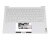 5CB1B07997 original Lenovo keyboard incl. topcase DE (german) white/white with backlight