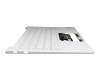 5CB1B07997 original Lenovo keyboard incl. topcase DE (german) white/white with backlight