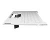 5CB1B07997 original Lenovo keyboard incl. topcase DE (german) white/white with backlight