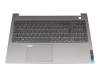 5CB1B34970 original Lenovo keyboard incl. topcase DE (german) grey/grey with backlight