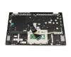 5CB1B3720 original Lenovo keyboard incl. topcase DE (german) black/grey with backlight
