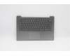 Lenovo 5CB1C04387 C-Abdeckung mit Tastatur, Englisch (US, Euro), Arktisgrau, Ohne_Hintergrundbeleuchtung, Fingerabdruck