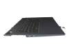 5CB1C19229 original Lenovo keyboard incl. topcase US (english) black/blue with backlight