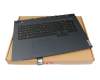 5CB1C19229 original Lenovo keyboard incl. topcase US (english) black/blue with backlight