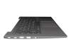 5CB1C89916 original Lenovo keyboard incl. topcase DE (german) dark grey/grey with backlight