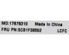 Lenovo 5CB1F38552 COVER Upper Case ASM_BEL L82RF ST w/BU
