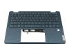 5CB1H24591 original Lenovo keyboard incl. topcase DE (german) blue/blue with backlight