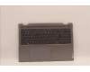 Lenovo 5CB1J03988 C-Cover with keyboard, Czech Slovakian, Arctic Grey, Non-FingerPrint, UK