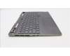 Lenovo 5CB1J04398 C-Cover with keyboard,Russian,Storm Grey,White Backlight