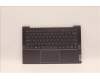 Lenovo 5CB1J08520 C-Cover with keyboard, English, Storm Grey, Backlight, Fingerprint, US