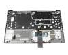 5CB1J09215 original Lenovo keyboard incl. topcase DE (german) dark grey/grey with backlight