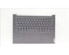 Lenovo 5CB1J51071 C-Cover with keyboard,UK English,Storm Grey