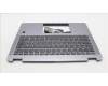 Lenovo 5CB1K20818 C-Cover with keyboard, Italian, Arctic Grey, UK