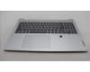 Lenovo 5CB1L11371 C-Cover with keyboard, Spanish, Cloud Grey, Backlight, FingerPrint, UK