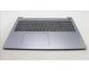 Lenovo 5CB1L14834 C-Cover with keyboard, Belgian, Arctic Grey, Non-Backlight, FingerPrint, UK