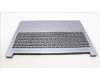 Lenovo 5CB1L15008 C-Cover with keyboard, German, Arctic Grey, Non-Backlight, Non-Fingerprint, UK
