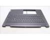Lenovo 5CB1L31883 C-Abdeckung mit Tastatur, Spanisch, sturmgrau, Ohne_Fingerabdruckscanner