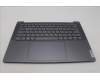 Lenovo 5CB1L39368 C-Cover with keyboard, Arabic, Storm Grey, Puresight Logo, US