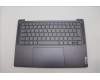 Lenovo 5CB1L39449 C-Abdeckung mit Tastatur, Skandinavien, sturmgrau, Puresight-Logo