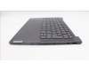 Lenovo 5CB1L39463 C-Abdeckung mit Tastatur, Spanisch, sturmgrau, ohne Puresight-Logo