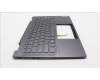 Lenovo 5CB1L40805 C-Abdeckung mit Tastatur, Griechisch, Sturmgrau, Ohne_Fingerabdruckscanner