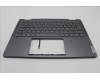 Lenovo 5CB1L40843 C-Abdeckung mit Tastatur, Belgisch, sturmgrau, Ohne Fingerabdruck, GB