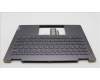 Lenovo 5CB1L40844 C-Abdeckung mit Tastatur, Arabisch, sturmgrau, Ohne Fingerabdruck, US