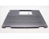 Lenovo 5CB1L40847 C-Abdeckung mit Tastatur, Ukraine, Sturmgrau, Ohne_Fingerabdruckscanner
