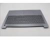 Lenovo 5CB1L45891 C-Abdeckung mit Tastatur, Skandinavien, arktisgrau, Hintergrundbeleuchtung, Fingerabdruckleser