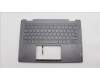 Lenovo 5CB1L47272 C-Abdeckung mit Tastatur, Spanisch, sturmgrau, Fingerabdruckleser