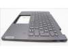 Lenovo 5CB1L48244 C-Abdeckung mit Tastatur, Französisch, sturmgrau, Fingerabdruckleser