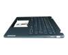 5CB1L48326 original Lenovo keyboard incl. topcase DE (german) dark green/dark green with backlight