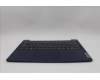 Lenovo 5CB1L48372 C-Abdeckung mit Tastatur, Spanisch, tiefblau, Hintergrundbeleuchtung, Fingerabdruck