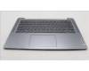 Lenovo 5CB1L49428 C-Abdeckung mit Tastatur, Englisch (GB), arktisgrau, Hintergrundbeleuchtung, Ohne_Fingerabdruckscanner