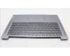 Lenovo 5CB1L49428 C-Abdeckung mit Tastatur, Englisch (GB), arktisgrau, Hintergrundbeleuchtung, Ohne_Fingerabdruckscanner