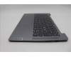 Lenovo 5CB1L49450 C-Abdeckung mit Tastatur, Skandinavien, arktisgrau, Ohne_Hintergrundbeleuchtung, Ohne_Fingerabdruckscanner