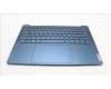 Lenovo 5CB1L50348 C-Abdeckung mit Tastatur, Slowenisch, Aquamarinblau, Ohne Puresight-Logo