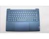 Lenovo 5CB1L50349 C-Abdeckung mit Tastatur, Slowenisch, Aquamarinblau, Puresight-Logo