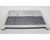 Lenovo 5CB1L50459 C-Cover with keyboard, French, Cloud Grey, Backlight, FingerPrint, US