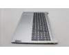 Lenovo 5CB1L50484 C-Abdeckung mit Tastatur, Italienisch, Wolkengrau, Hintergrundbeleuchtung, Ohne_Fingerabdruckscanner